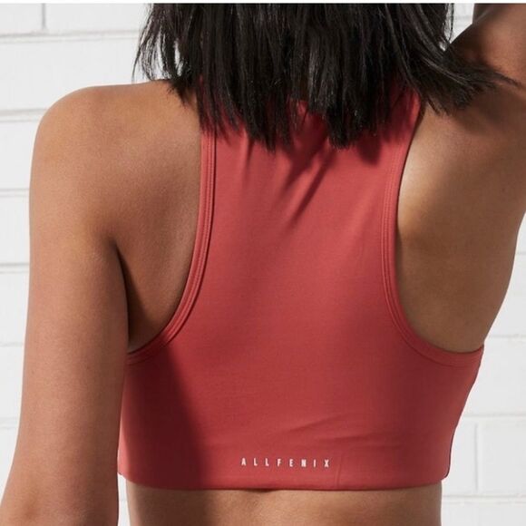 NWOT All Fenix Burnt Orange Sports Bra - XS - Picture 2 of 5